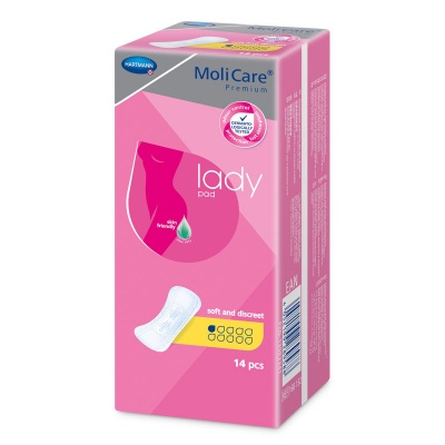 Dámske inkontinenčné vložky MoliCare Premium Lady 1 kvapka (Micro light)