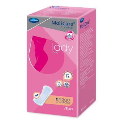 Dámske inkontinenčné vložky MoliCare Premium Lady 0,5 kvapky (Ultra micro)