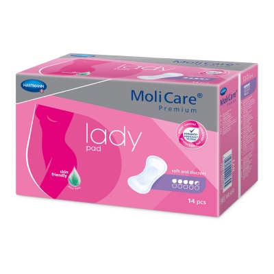Dámske inkontinenčné vložky MoliCare Premium Lady 4,5 kvapky (Maxi)